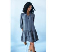 Jeanskleid LASCANA Gr. 40/42, N-Gr, blau (denim, blue) Damen Kleider (66146044-40) denim, blue