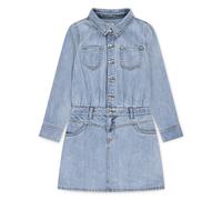 Jeanskleid LEVI'S KIDS "LVG LS WESTERN DRESS", Mädchen, Gr. 12 (152), N-Gr, this and that w, o destruction, Denim/Jeans, Obermaterial: 100% Baumwolle, Kleider Jeanskleid, mit Druckknöpfen, for Girls (