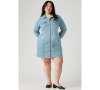 Jeanskleid LEVI'S PLUS, Damen, Gr. XXXL (54/56), N-Gr, plant pause, Denim/Jeans, Obermaterial: 76% Baumwolle, 24% Polyester, Kleider, aus klassischem Baumwolldenim (44512918-XXXL) plant pause