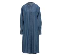 Jeanskleid LIEBLINGSSTÜCK "ErindaL", Damen, Gr. 34, N-Gr, blau (jeans), Web, Obermaterial: 100% Lyocell, clean, unifarben, Puffärmel, Kleider Jeanskleid, mit kleinem Knopf am Ausschnitt (20769412-34)
