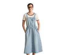 Jeanskleid MARC O'POLO DENIM "aus reiner Baumwolle", Damen, Gr. S, Normalgrößen, light blau, Obermaterial: 100% Baumwolle, unifarben, weit wadenlang, Kleider (50357952-S) light blau