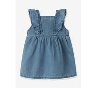 Jeanskleid mit Rüschen Mädchen Baby NAME IT jeansblau Gr. 86