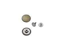 Jeansknöpfe, ohne Loch ★ Rostfrei ★ Metallknopf, 14mm, 17mm, 20mm, Metall Knöpfe (10, 20mm Antik)