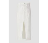 Jeansrock in A-Shape mit offenem Saum 32 weiß 2165970.01Z8.32