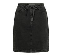 Jeansrock KAFFE "Denimrock KAcarly", Damen, Gr. 38, schwarz (schwarz washed denim), Obermaterial: 100% Baumwolle CO., Röcke Jeansrock (81284008-38) schwarz washed denim