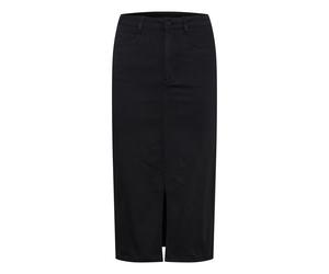 Jeansrock KAFFE "Denimrock KAdima", Damen, Gr. 42, schwarz (schwarz deep), Obermaterial: 52% Modal CMD. 43% Polyester PES. 3% Viskose CV. 2% Elasthan EL., Röcke Jeansrock (19488839-42) schwarz deep