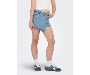 Jeansrock KIDS ONLY "KOGJENNY SKORT DNM PIM020 NOOS", Mädchen, Gr. 164, blau (light blau denim), Denim/Jeans, Obermaterial: 100% Baumwolle, unifarben, kurz, Röcke Jeansrock (97726744-164) light blau d
