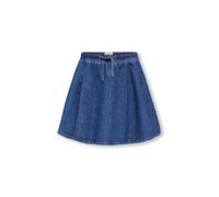 Jeansrock KIDS ONLY "KOGLAYA SKIRT DNM PIMBOX", Mädchen, Gr. 152, blau (medium blau denim), Jersey, Obermaterial: 100% Baumwolle, unifarben, kurz, Röcke Jeansrock, Baumwolle (92010751-152) medium blau
