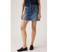 Jeansrock LEVI'S "DECONSTRUCTED SKIRT H1'26", Damen, Gr. 27, free lunch skirt, Web, Obermaterial: 100% Baumwolle, unifarben, regular fit ca. Mitte Oberschenkel, Röcke Jeansrock, im Five-Pocket Style (