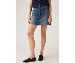 Jeansrock LEVI'S "DECONSTRUCTED SKIRT H1'26", Damen, Gr. 30, free lunch skirt, Web, Obermaterial: 100% Baumwolle, unifarben, regular fit ca. Mitte Oberschenkel, Röcke Jeansrock, im Five-Pocket Style (