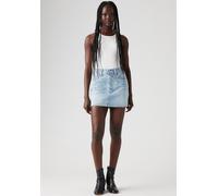 Jeansrock LEVI'S "ICON SKIRT", Damen, Gr. 28, good as silber skirt, Denim/Jeans, Obermaterial: 100% Baumwolle, Po-bedeckend, Röcke Jeansrock, mit Glitzerdetails an Seitennähten (83823502-28) good as s