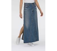Jeansrock LEVI'S "ICONIC LONG SKIRT", Damen, Gr. 25, verified vintage ski, Denim/Jeans, Obermaterial: 100% Baumwolle, A-Linie knöchellang, Röcke Jeansrock, im Five-Pocket Style (77585855-25)