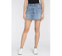 Jeansrock LEVI'S "Jeansrock Recraft Ted Icon Skirt", Damen, Gr. 28, blau (novel notion skirt), Denim/Jeans, Obermaterial: 100% Baumwolle, kurz, Röcke Jeansrock (97860028-28)