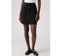 Jeansrock LEVI'S "RETRO BUTTON FRON", Damen, Gr. 27, open mind, Denim/Jeans, Obermaterial: 100% Baumwolle, normal Po-bedeckend, Röcke Jeansrock, leicht ausgestellt (66135460-27) open mind