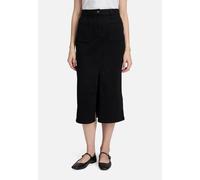 Midirock BETTY BARCLAY "Betty Barclay Damen Jeansrock mit aufgesetzten Taschen", Damen, Gr. 36, schwarz (schwarz denim), Obermaterial: 99% Baumwolle, 1% Elasthan., casual, gerade lang, Röcke (39661805