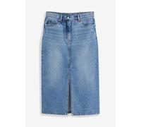 Jeansrock mit Schlitz 46