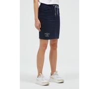 Jeansrock SOCCX, Damen, Gr. XS, blau, Sweatware, Material: 86% Baumwolle, 13% Polyester, 1% Elasthan, bedruckt, regular fit, Röcke Jeansrock, mit Baumwolle (11076154-XS) blau