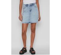Vila Damen Vikaja Jaf LBD Denim Skirt- Noos Rock 14084735,Light Blue Denim,44