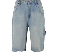 Jeansshorts 2Y STUDIOS "2Y Studios Hogan Worker Shorts", Herren, Gr. 34, Normalgrößen, sand blau, 100% Baumwolle, unifarben, Jeans Jeansshorts (33039137-34) sand blau