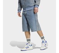 Shorts ADIDAS ORIGINALS "FIREBIRD ADICOLOR DENIM-JORTS MITTELHOHER BUND BEIN GERADE GESCHNITTEN", Herren, Gr. 38 (54), N-Gr, worn blau denim, normal, gr., Obermaterial: 100% Baumwolle, Hosen Shorts (5