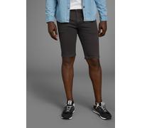 Jeansshorts ARIZONA, Herren, Gr. 32, schwarz (schwarz washed), Denim/Jeans, Obermaterial: 98% Baumwolle, 2% Elasthan, kontrastfarbene Details, Basic, normal knieumspielend, Jeans Jeansshorts, gerader 