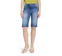 Jeansshorts BETTY BARCLAY "Betty Barclay Jeans-Shorts mit aufgesetzten Taschen", Damen, Gr. 40, Normalgrößen, blau (light blau denim), Obermaterial: 83% Baumwolle, 15% Polyester, 2% Elasthan., sportli