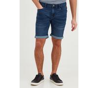 Jeansshorts BLEND "BHBendigo", Herren, Gr. XL, US-Größen, blau (denim dunkelblau), Web, 70% Baumwolle, 24% Polyester, 4% Viskose, 2% Elasthan, unifarben, schmal kurz, Jeans Jeansshorts, Stilvolle 5-Po