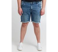 Jeansshorts BLEND "Jeansshorts BHBGrilitsch", Damen, Gr. 6XL, N-Gr, blau (denim middleblau), Obermaterial: 98% Baumwolle CO. 2% Elasthan EL., Hosen Jeansshorts (75940410-6XL) denim middleblau