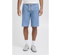 Jeansshorts BLEND "BHBLIZZARD-Denimshorts", Herren, Gr. S, US-Größen, blau (denim middle blau), Denim/Jeans, 100% Baumwolle, unifarben, normal kurz, Jeans Jeansshorts, Stilvolle Jeansshorts (77912967-