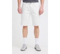 Jeansshorts BLEND "BHBlizzard", Herren, Gr. L, US-Größen, snow weiß, Denim/Jeans, 83% Baumwolle, 15% Polyester, 2% Elasthan, unifarben, Basic, normal normal, Jeans Jeansshorts, Moderne Jeans-Shorts im