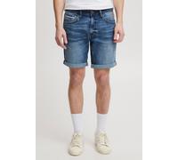 Jeansshorts BLEND "BHDenim", Herren, Gr. S, US-Größen, blau (denim middle blau), Denim/Jeans, 70% Baumwolle, 28% Polyester, 2% Elasthan, unifarben, regular fit kurz, Jeans Jeansshorts, Stilvolle 5-Poc