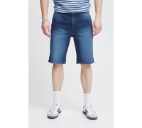 Jeansshorts BLEND "BHDenim", Herren, Gr. XXL, US-Größen, blau (denim dunkelblau), Denim/Jeans, 91% Baumwolle, 7% Polyester, 2% Elasthan, unifarben, slim fit kniefrei, Jeans Jeansshorts, Lässige Jeanss