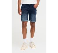 Jeansshorts BLEND "BHDenimshorts", Herren, Gr. M, US-Größen, blau (denim dunkelblau), Denim/Jeans, 98% Baumwolle, 2% Elasthan, unifarben, regular fit kurz, Jeans Jeansshorts, Stilvolle 5-Pocket-Jeanss