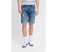 Blend BHDeniz Herren Jeans Shorts Kurze Denim Hose mit Destroyed-Optik und Stretch, Größe:M, Farbe:Denim Lightblue (76200)