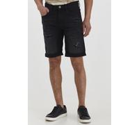 Blend BHDeniz Herren Jeans Shorts Kurze Denim Hose mit Destroyed-Optik und Stretch, Größe:2XL, Farbe:Denim Black (76204)