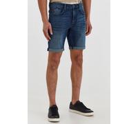 Jeansshorts BLEND "BHGrilitsch", Herren, Gr. 3XL, US-Größen, clear blau, Web, 98% Baumwolle, 2% Elasthan, unifarben, Basic, normal kurz, Jeans Jeansshorts, Stilvolle 5-Pocket-Jeansshorts mit leichten 