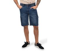 Jeansshorts BLEND "BHJacko", Herren, Gr. M, US-Größen, denim middleblau, Web, 98% Baumwolle, 2% Elasthan, unifarben, regular fit normal, Jeans Jeansshorts, Cargoshorts aus Denim (75788638-M) denim mid