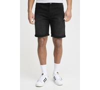 Jeansshorts BLEND "BHJoel", Herren, Gr. L, US-Größen, blau (schwarz denim), Web, 98% Baumwolle, 2% Elasthan, unifarben, regular fit normal, Jeans Jeansshorts, Stilvolle 5-Pocket-Jeansshorts (51755625-