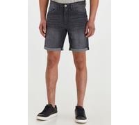 Jeansshorts BLEND "BHLuke", Herren, Gr. 3XL, US-Größen, denim dunkelgrau, Web, 98% Baumwolle, 2% Elasthan, unifarben, Basic, normal kurz, Jeans Jeansshorts, Stilvolle 5-Pocket-Jeansshorts (87367340-XX