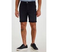 Blend BHMartels Herren Jeans Shorts Kurze Denim Hose mit Destroyed-Optik und Stretch Slim Fit, Größe:L, Farbe:Denim Black (76204)