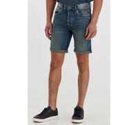 Blend BHMartels Herren Jeans Shorts Kurze Denim Hose mit Destroyed-Optik und Stretch Slim Fit, Größe:S, Farbe:Denim middleblue (76201)