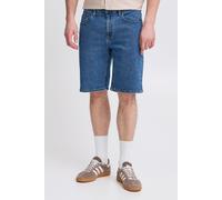 Jeansshorts BLEND "BHTwister", Herren, Gr. L, US-Größen, blau (denim middle blau), Denim/Jeans, 86% Baumwolle, 10% Polyester, 2% Elasthan, 2% Viskose, mehrfarbig, Basic, schmal normal, Jeans Jeansshor