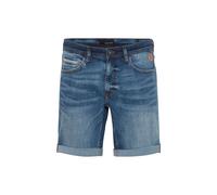 Jeansshorts BLEND "Jeansshorts BHDenim", Herren, Gr. L, N-Gr, blau (denim middle blau), Obermaterial: 70% Baumwolle CO. 28% Polyester PES. 2% Elasthan EL., unifarben, casual, regular fit kurz, Jeans (