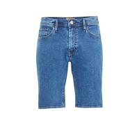 Jeansshorts BLEND "BHDenimshorts", Herren, Gr. M, US-Größen, denim unwashed middle blau, Denim/Jeans, 98% Baumwolle, 2% Elasthan, unifarben, regular fit kurz, Jeans Jeansshorts, Stilvolle 5-Pocket-Jea