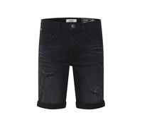 Blend BHDeniz Herren Jeans Shorts Kurze Denim Hose mit Destroyed-Optik und Stretch, Größe:XL, Farbe:Denim Black (76204)