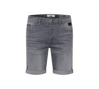 Jeansshorts BLEND "BHMartels", Herren, Gr. M, US-Größen, denim grau, Web, 98% Baumwolle, 2% Elasthan, unifarben, Basic, regular fit kurz, Jeans Jeansshorts, Stilvolle 5-Pocket-Jeansshorts mit Used Loo