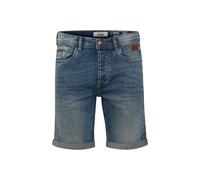 Blend BHMartels Herren Jeans Shorts Kurze Denim Hose mit Destroyed-Optik und Stretch Slim Fit, Größe:XL, Farbe:Denim middleblue (76201)