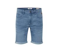 Jeansshorts BLEND "BHBendigo", Herren, Gr. L, US-Größen, denim light blau, Web, 70% Baumwolle, 24% Polyester, 4% Viskose, 2% Elasthan, unifarben, schmal kurz, Jeans Jeansshorts, Stilvolle 5-Pocket-Jea
