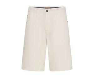 Jeansshorts BLEND "Shorts BHBlizzard Regular Fit", Herren, Gr. S, N-Gr, weiß (snow weiß), Obermaterial: 100% Baumwolle CO., Jeans Jeansshorts (30718949-S) snow weiß
