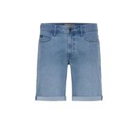 Jeansshorts BLEND "BHZinor", Damen, Gr. 3XL, US-Größen, denim light blau, Denim/Jeans, 68% Baumwolle, 27% Polyester, 3% Viskose, 2% Elasthan, unifarben, normal kniefrei, Jeans Jeansshorts, Klassische 